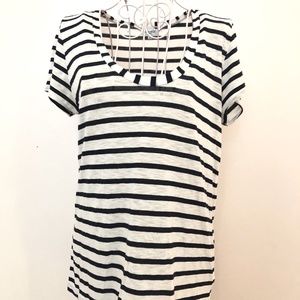 Splendid Navy Striped Comfort tee